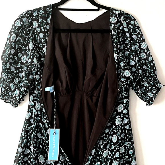 NWT Draper James Midi Dress SZ 8  Green Cottagecore Party Floral  DRW1027 - Picture 8 of 16